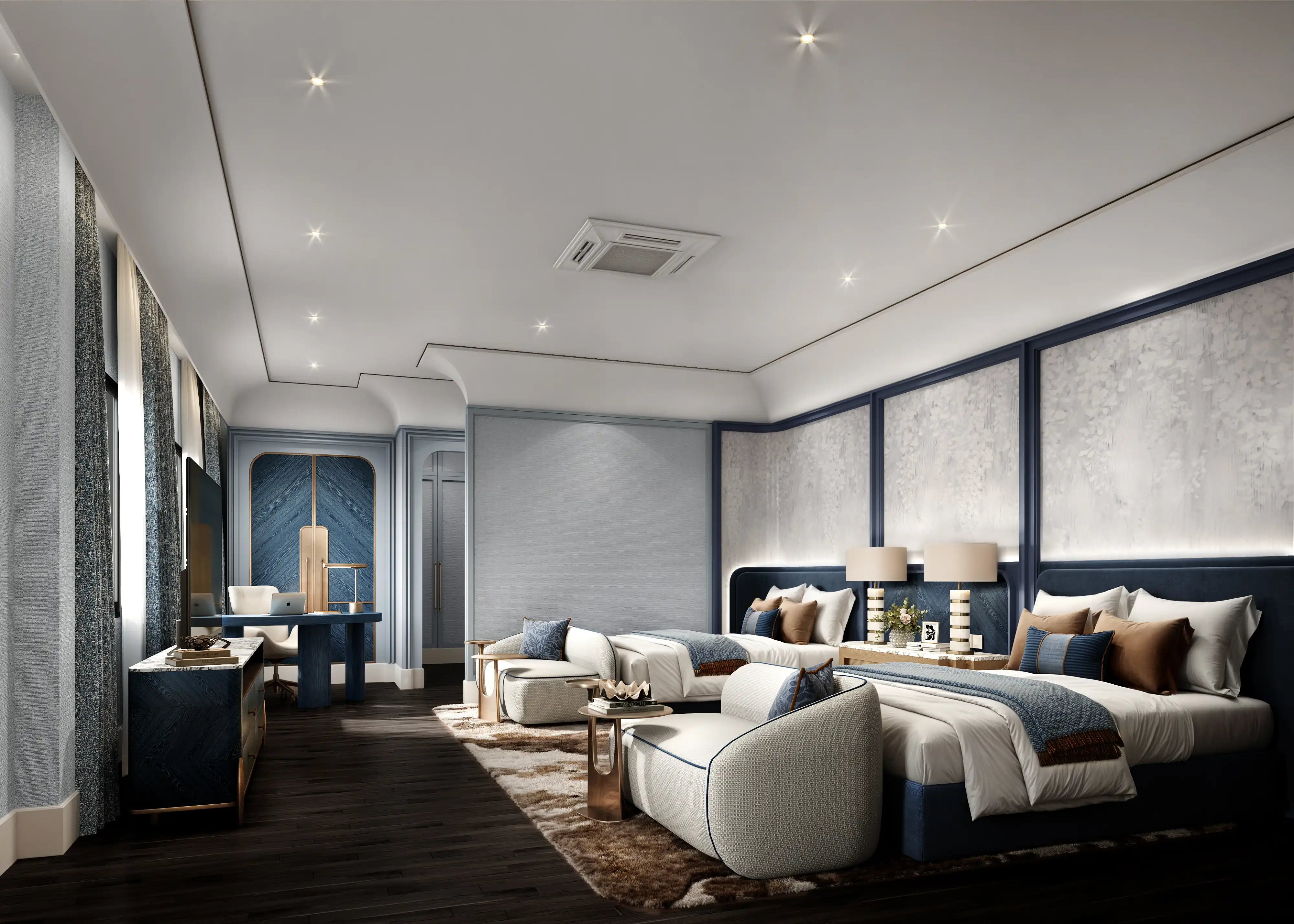 Blue Suite Bedroom